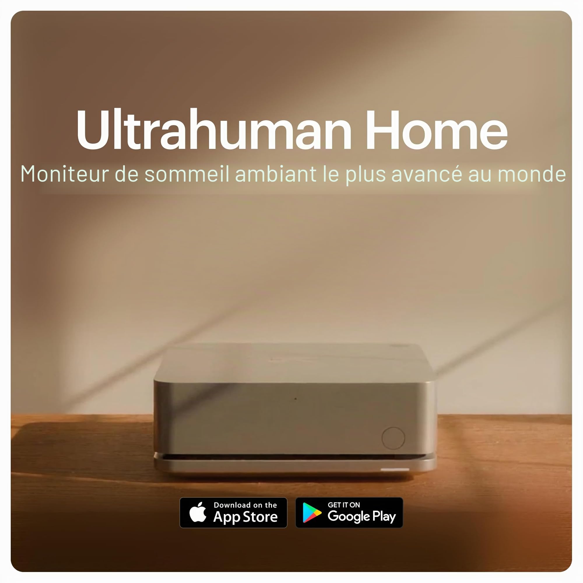 Ultrahuman Home – Moniteur de santé domestique intelligent | Suivi de la qualité de l'air, du bruit, de la température, du CO, du CO2 et plus | Optimisation de l'exposition à la lumière