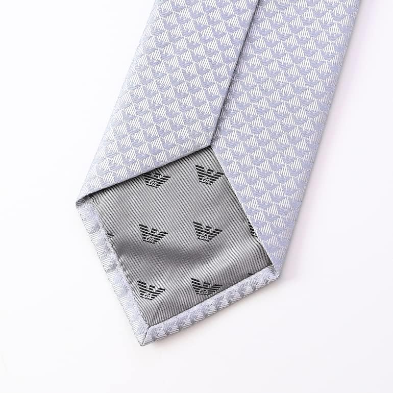 エンポリオ アルマーニ EMPORIO ARMANI ネクタイ メンズ シルバー 大剣
