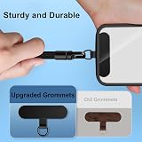 MORSUNBELA Mobile Phone Lanyard Phone Wrist Strap, Adjustable Phones Charm Black Wrist Strap, Anti-Lost Lanyard for Mobile Phones Cameras Keys Bags - 5