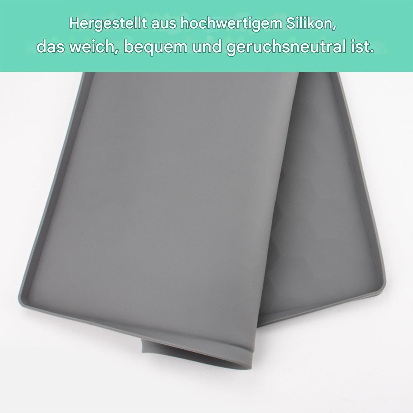 Bettseitentoilettenmatte - rutschfeste Silikon Unterlage Für Den Toilettenstuhl,Multifunktionale Boden Schutzmatte für Wohnheim Wohnung Badezimmer Schlafzimmer