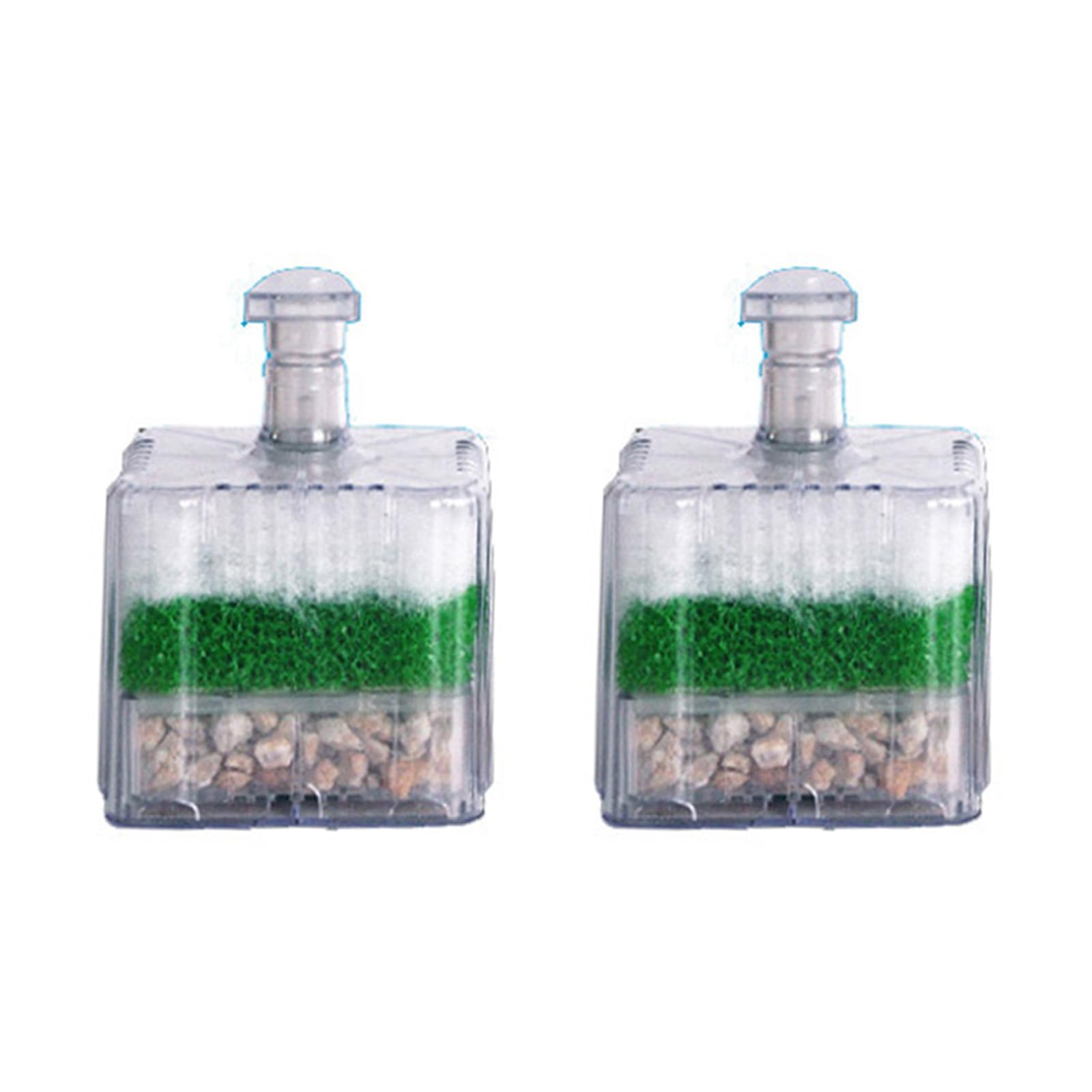 Tsophreniq Aquarium Filter Quiet Cartridge FishTank Cotton Filtration Biofilter Aquarium Accessories Filter Inserts (2 Pack) Oxygenating
