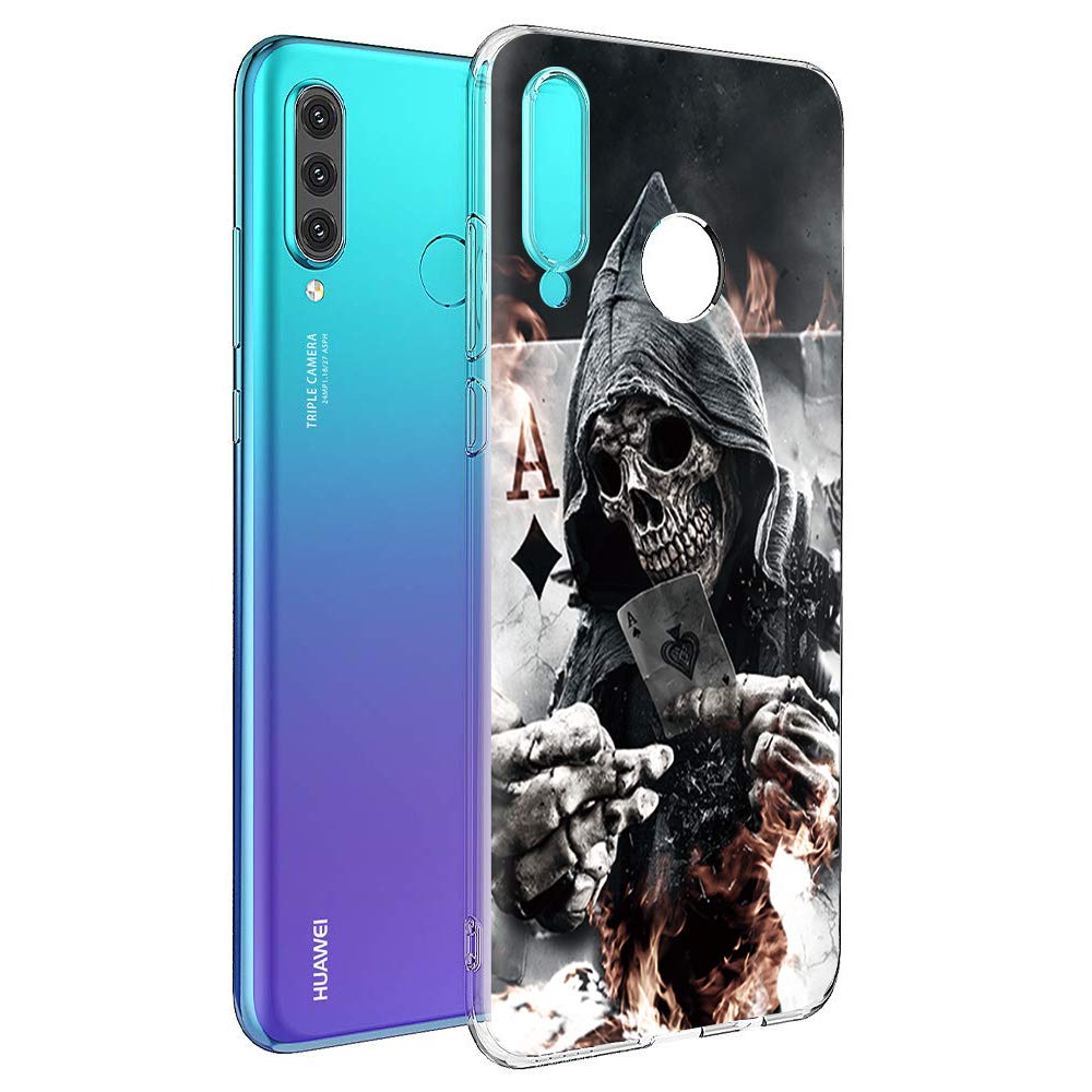 Yoedge Cover Huawei P30 Lite,Sottile Antiurto Custodia Trasparente con