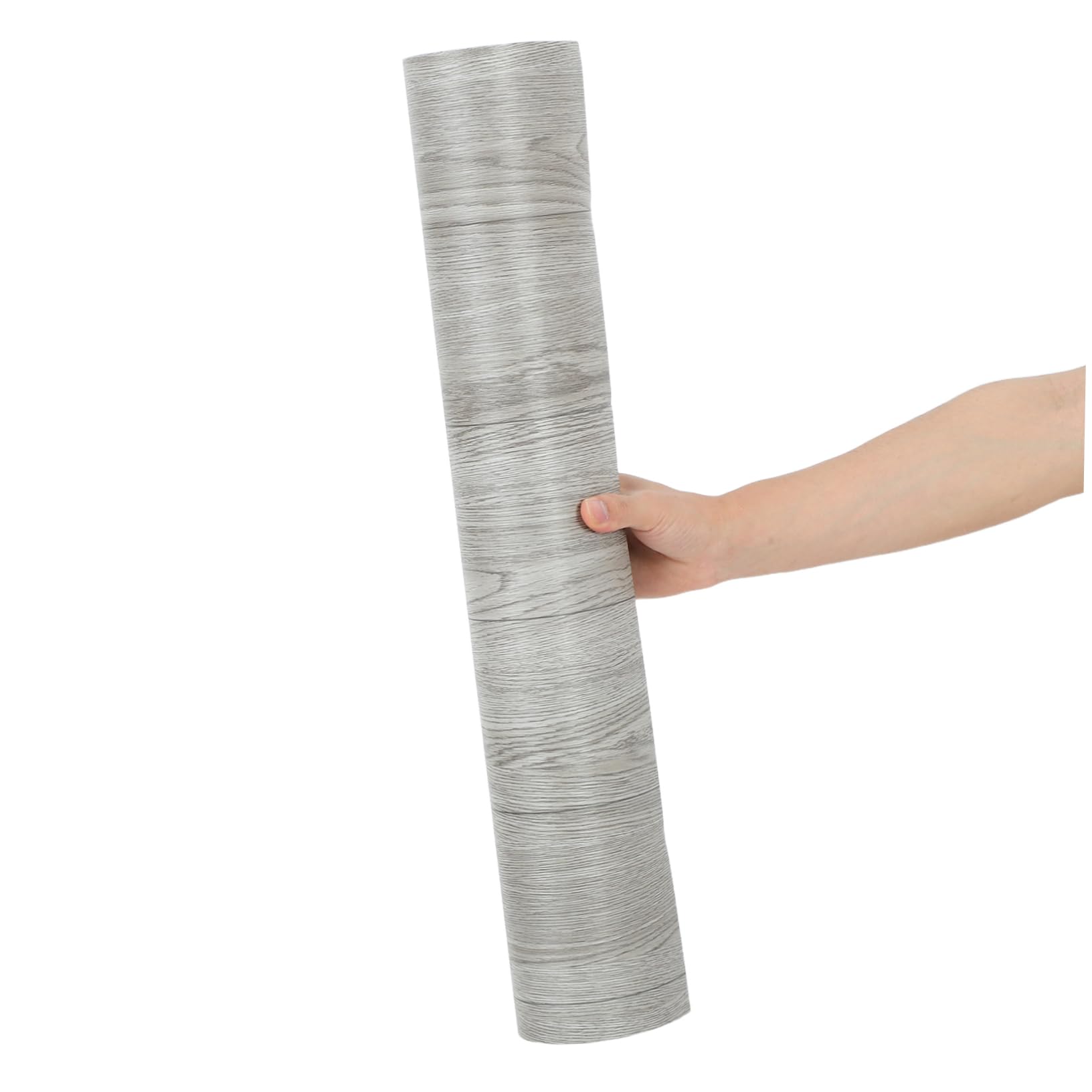 Pavimento Pvc Adesivo in Rotolo, Effetto Legno, Khaki