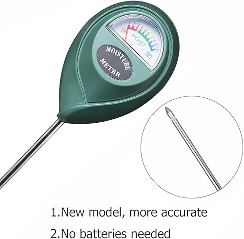 Miniatura 2 de XLUX Medidor de humedad del suelo Medidor de agua, higrómetro para jardinería, agricultura