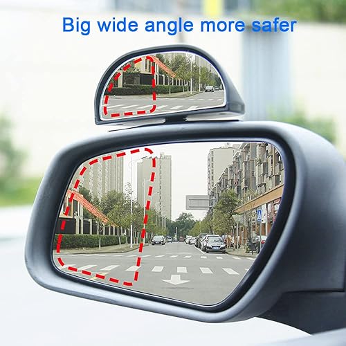 Miniatura 5 de Espejo retrovisor para automóvil de punto ciego, espejo lateral convexo para camiones, accesorios de espejo cóncavo para automóvil, piezas de