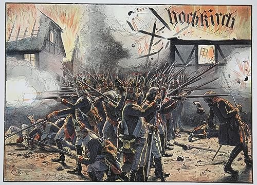 Tableau La nuit tombant à Hochkirch Carl Rochling pour habiller un grand mur vide