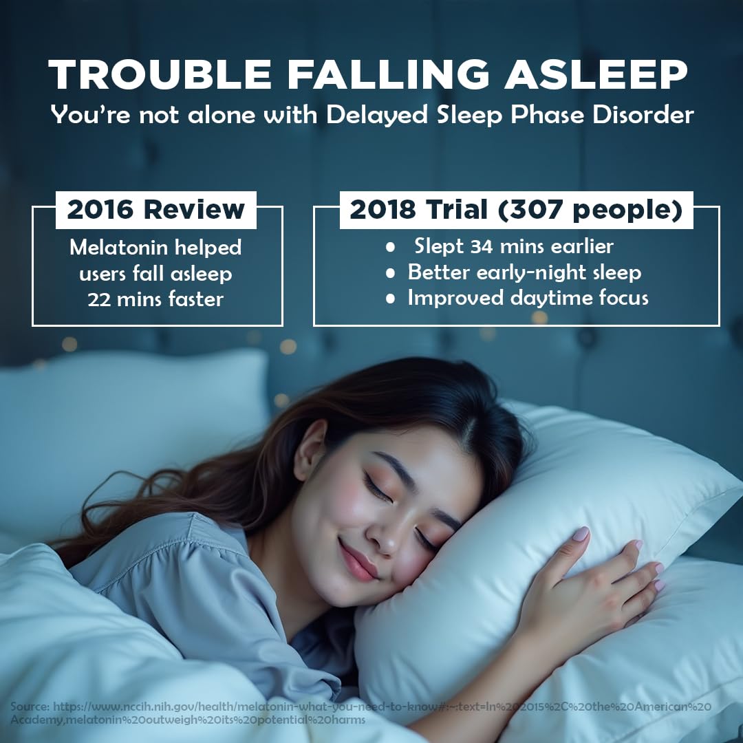 BeastLife Melatonin Plus 5mg Capsules with Valerian, Chamomile & Vitamin B6 | Sleep Support Supplement for Deep Sleep, Natural Sleeping Aid, Non-Habit Forming Night Rest Formula | Relieves Stress & Anxiety | Enhances Relaxation & Focus | 60 Capsules 3
