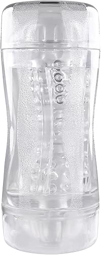 Género X - Doble Fantasía - Masturbador masculino de doble extremo - transparente