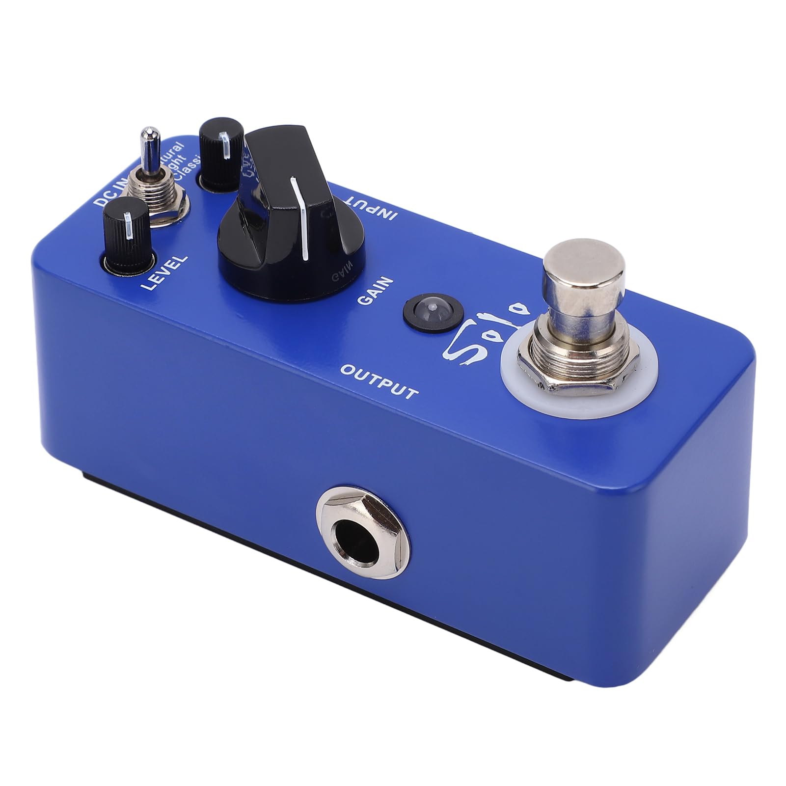 Distortion Pedal Metal Mini Effects High Gain Electric Guitar Effector 3 tryby MDS5 Compact All Metal Shell Niebieskofioletowy dla solistów gitarzystów
