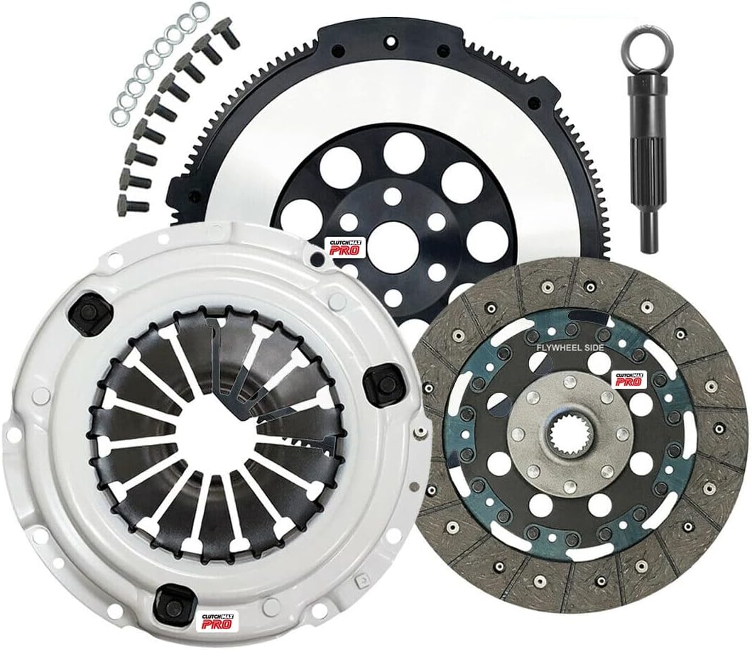 ClutchMaxPRO Heavy Duty OEM Clutch Kit & Chromoly Flywheel Compatible with 2011-2017 Nissan Juke 2017 2018 2019 Sentra 1.6L Turbo MR16DDT (CP06255HDRLSF-CK)