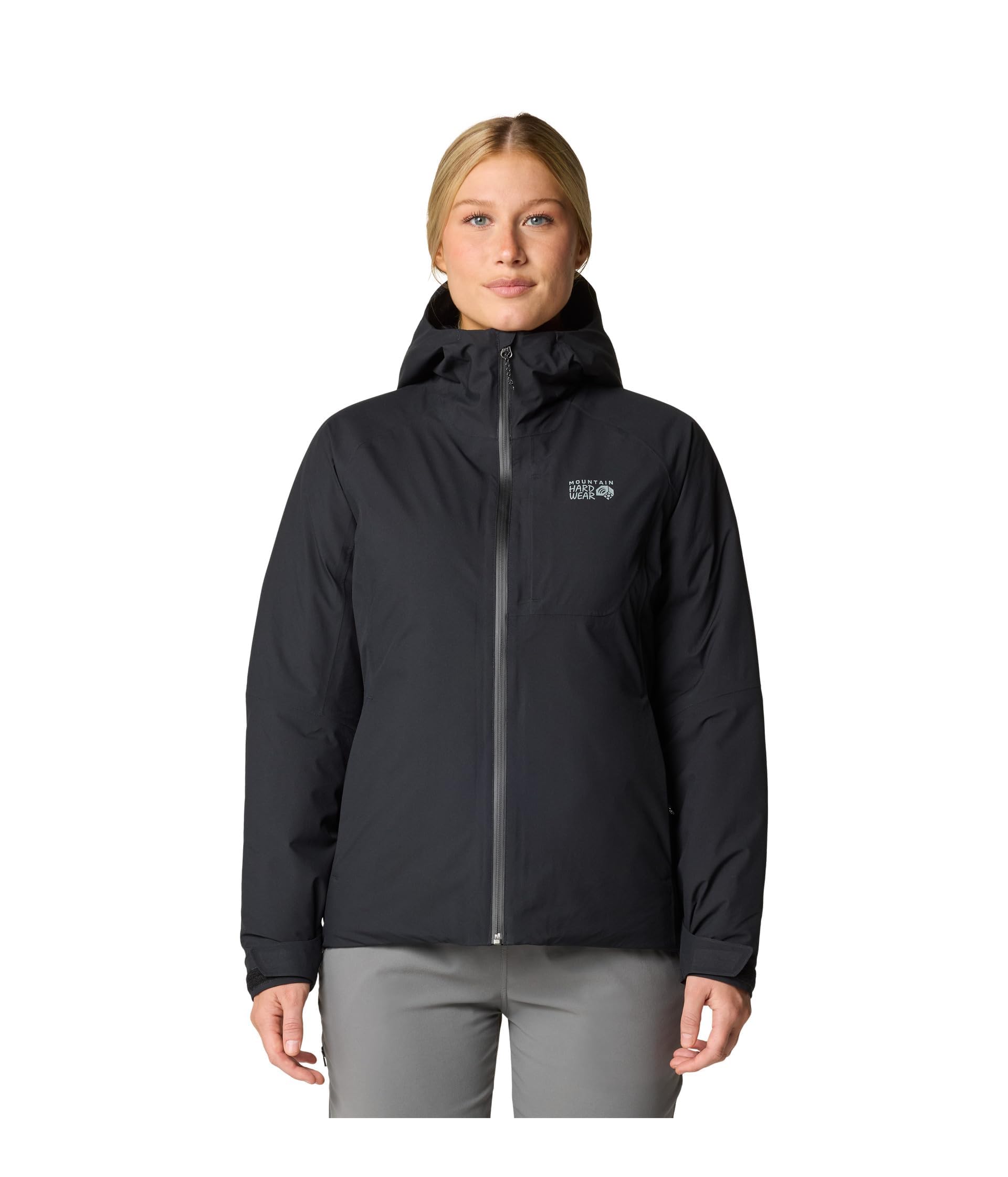 Blouson stretch Mountain Hardwear Ozonic chaud et imperméable noir