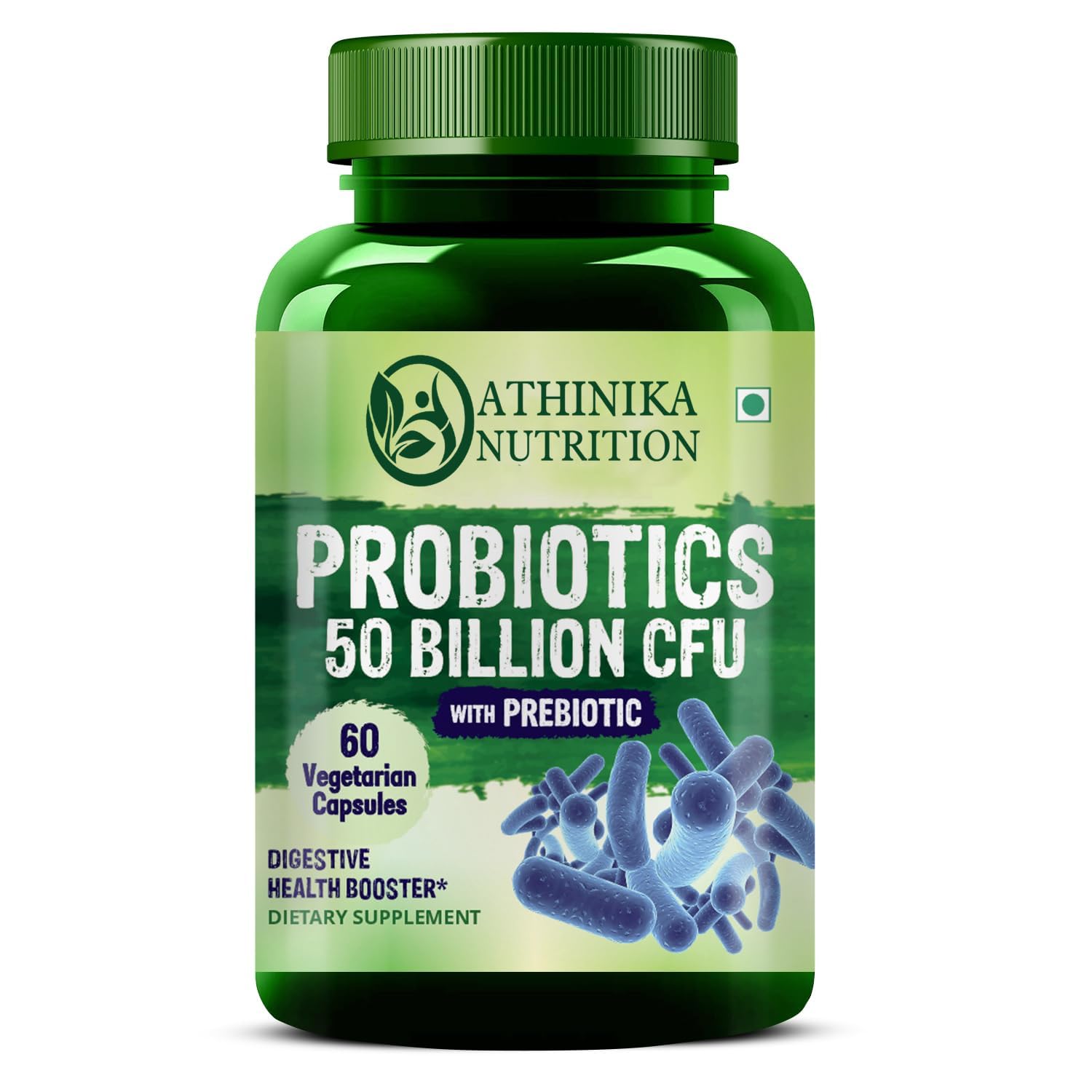 Probiotics 50 Billion CFU - 20 Strain + 150mg Prebiotic Supplement | Good For Digestive, Gut health, Immunity, Diarrhea, Gas & Bloating Support| For Men And Women - 60 Vegetarian Capsules-picture-40