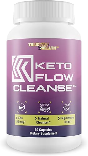 Keto Flow Cleanse - Ayuda de limpieza natural - Apoya la eliminación de residuos y toxinas - Limpiador de Acai Keto con probióticos - Limpiador de