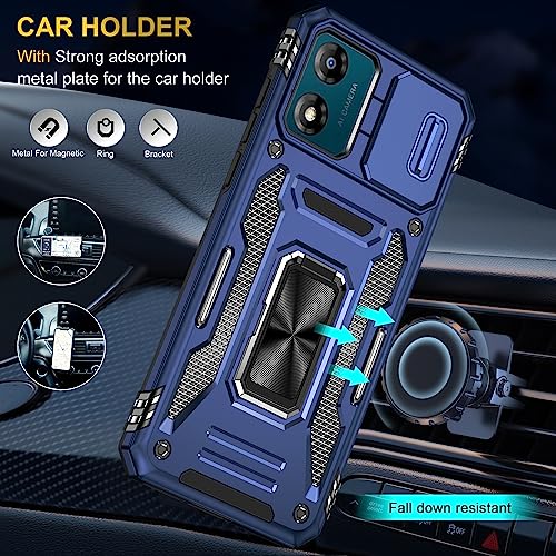 Coque robuste Motorola E13 antichoc bleu marine