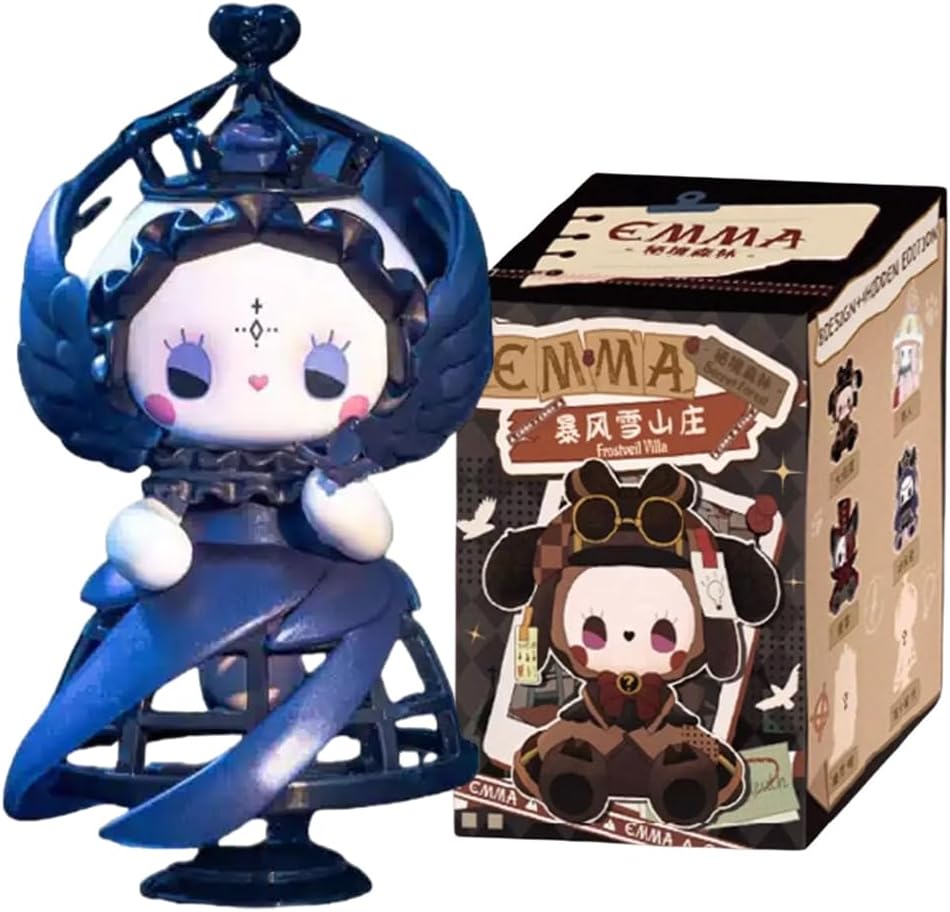 CALEMBOU Anime Figure Blind Box, Cute Emma Secret Forest Series Mystery Toy, 4.5-inch Kawaii PVC Figures for Birthday Gifts (Stormy Mountain Series)