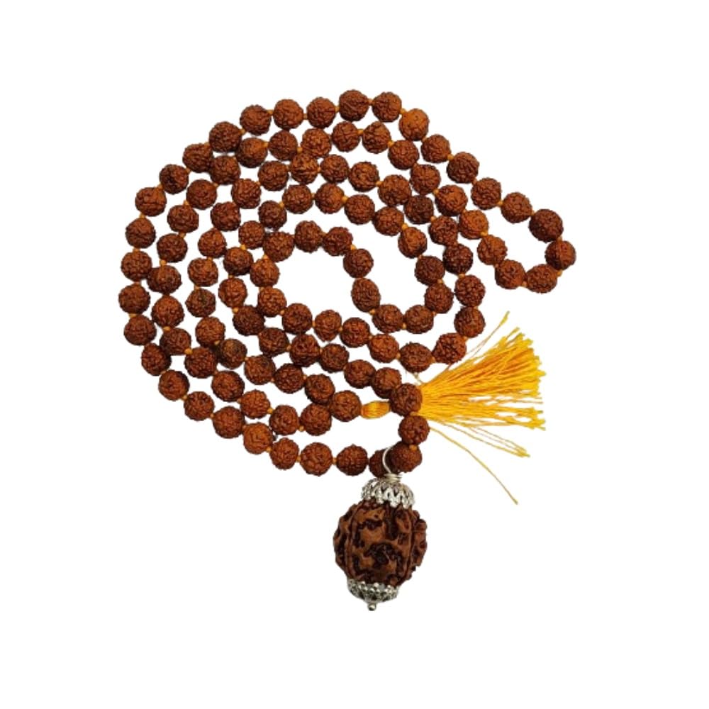 PUSHKARA Natural 4 MUKHI RUDRAKSHA Certified with Rudraksha Mala - Nepal | Brown | PJTL4M01 (B0CVS83HGL) Amazon Price History, Amazon Price Tracker