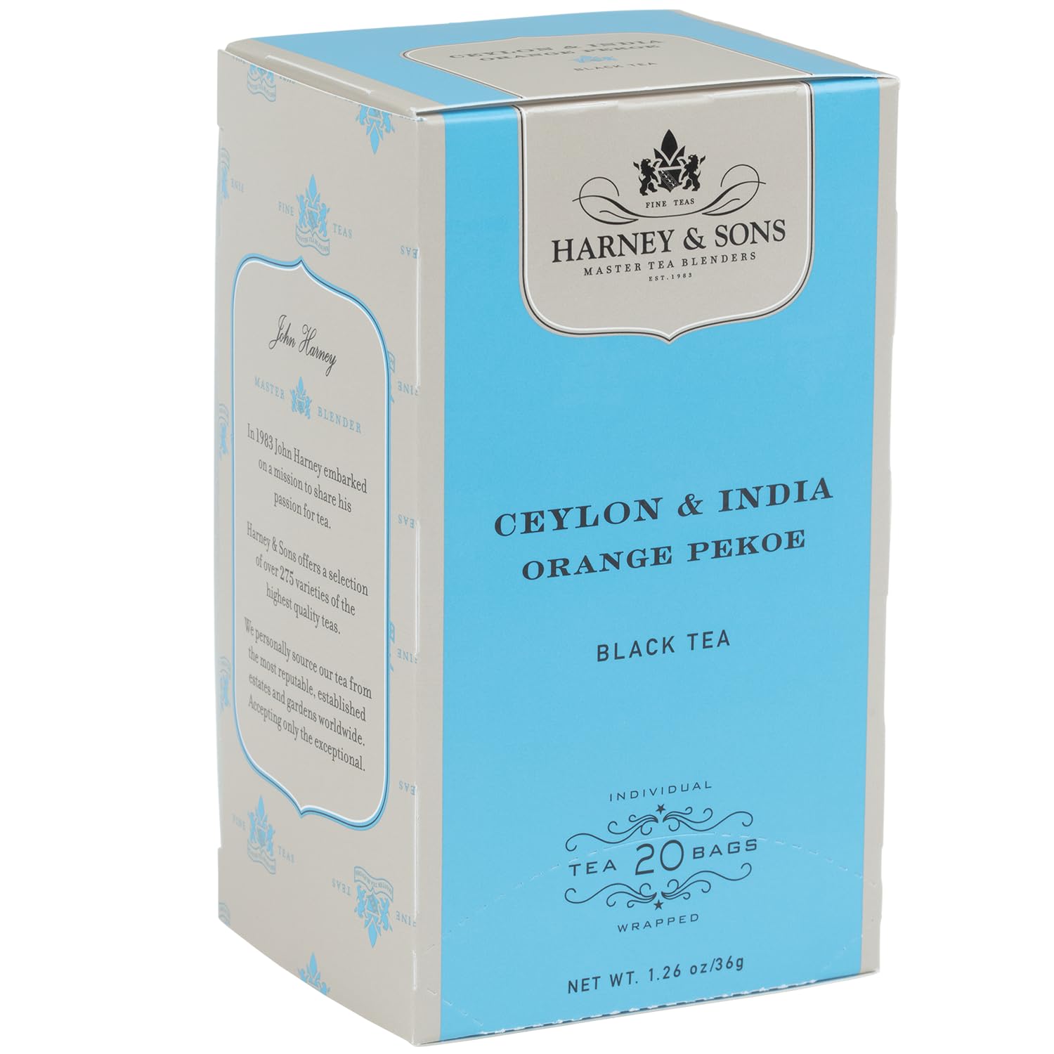 Harney & SonsBlack Tea, Orange Pekoe, 20 Tea Bags