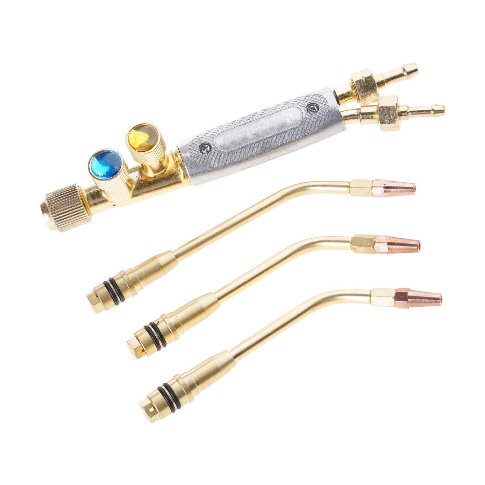 Netbiio Ergonomic Welding Torch Copper Build Precision Flame Outdoor Work Welding Portable Soldering Torch