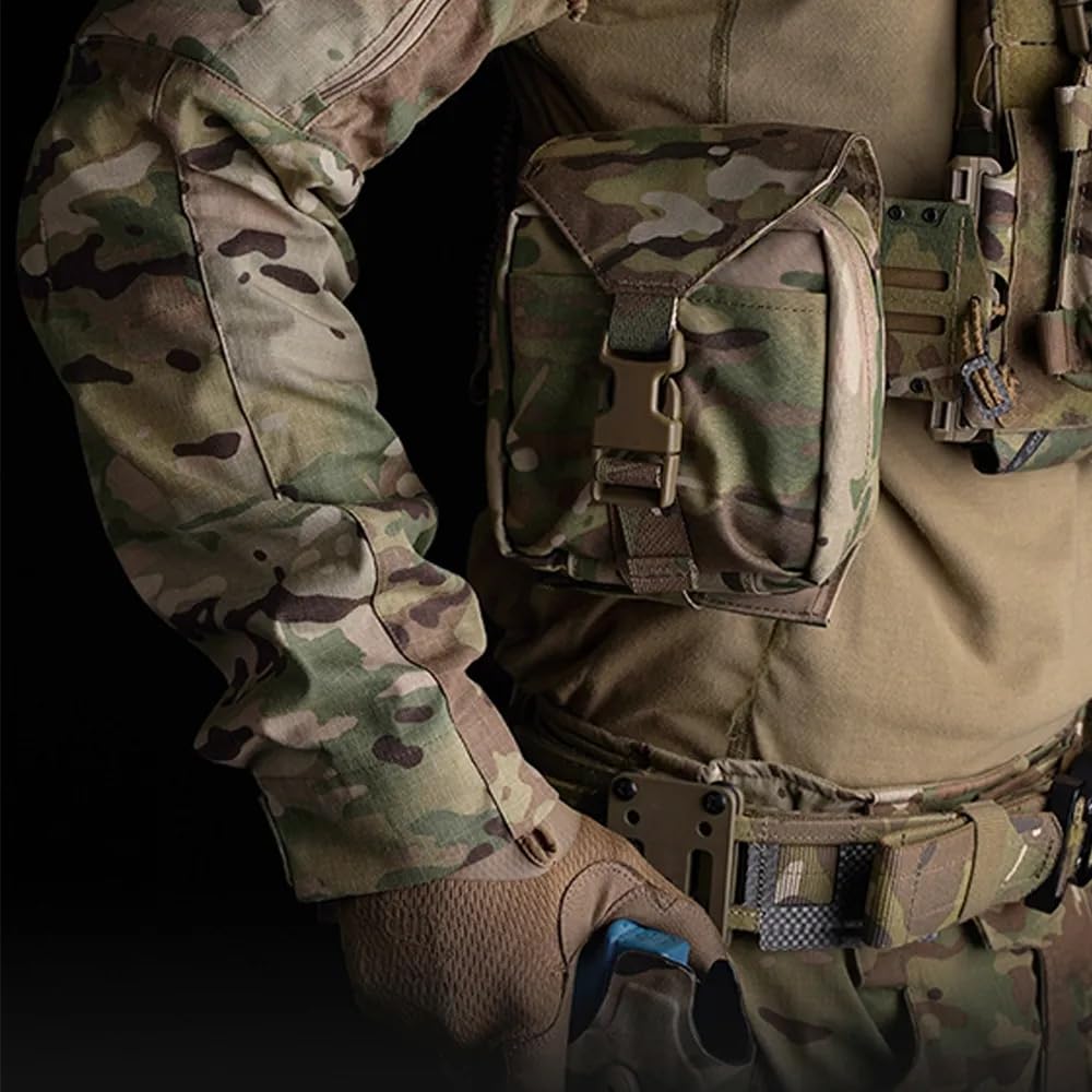 ACEXIER Pochette Tactique IFAK à déploiement Rapide, Pochette de Premiers Soins médicaux, Panneau déchirable Port Quotidien de Survie, sécurité, Sport de Plein air, randonnée, Sac de Chasse