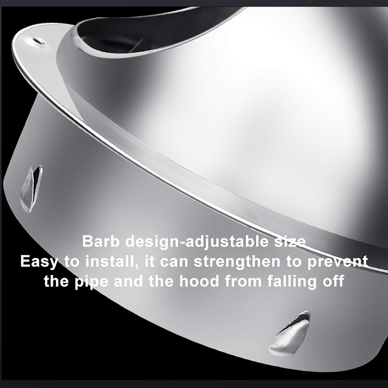 Edelstahl Lüftungsgitter Rund 50mm - Abluftgitter Mit Insektenschutz Für Wandmontage