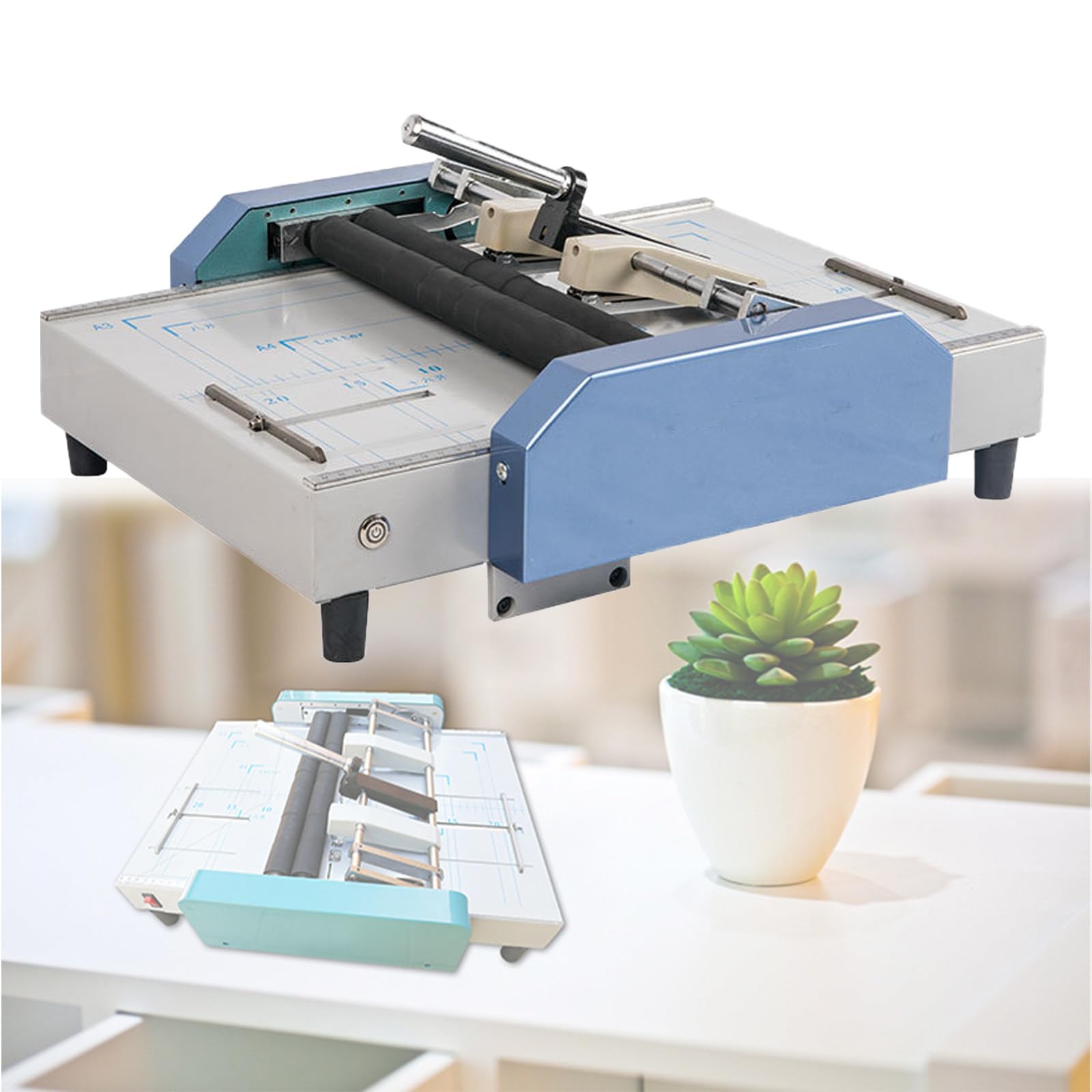 Machine à Relier et Plier, agrafeuse Manuelle pour imprimeries et écoles, création Efficace de brochures et de reliures