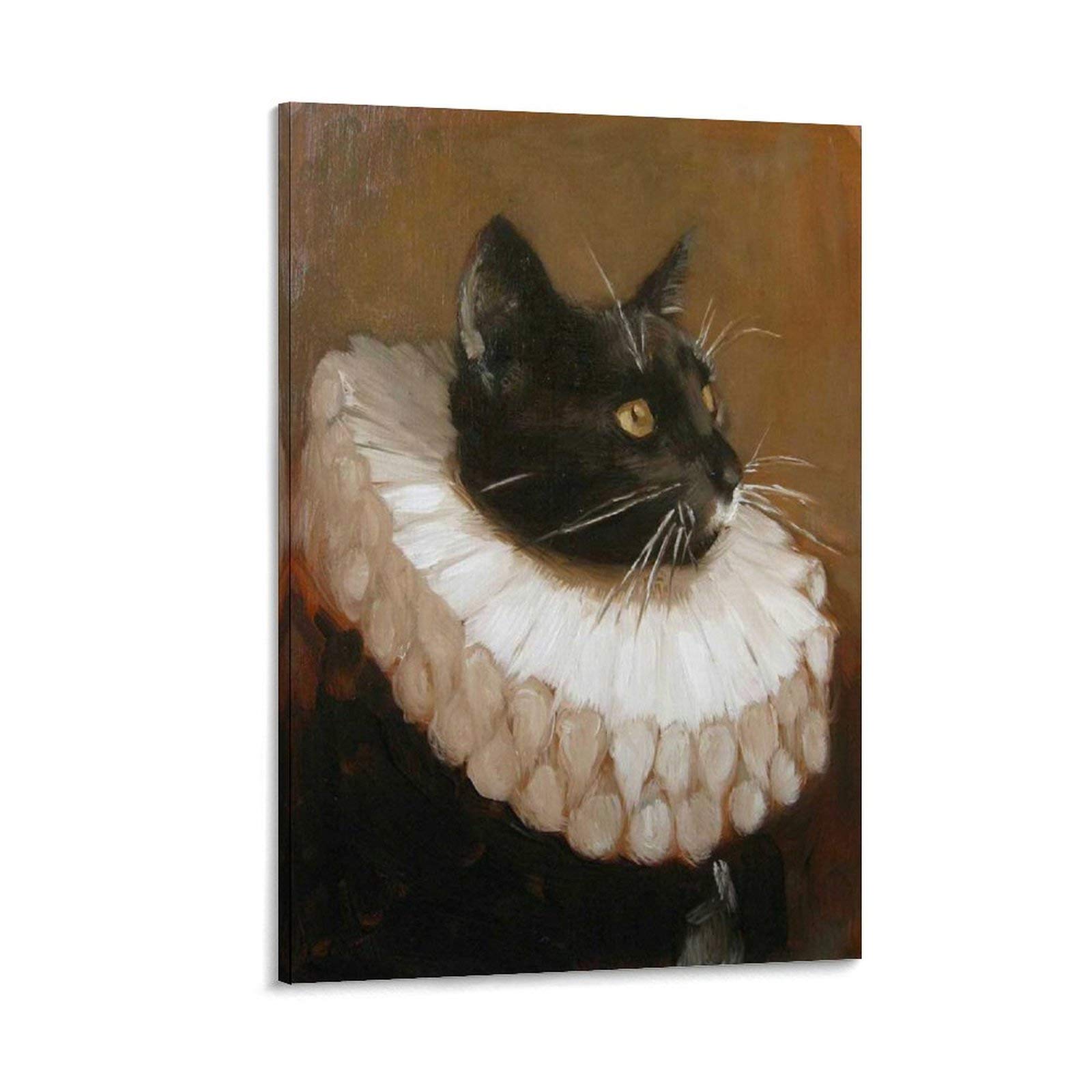 Gtdf Cat With Victorian Collar Poster Decorative Painting Canvas