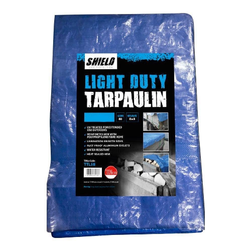 Timco - Tarpaulin - Light Duty (Size 4 x 5m - 1 Each)