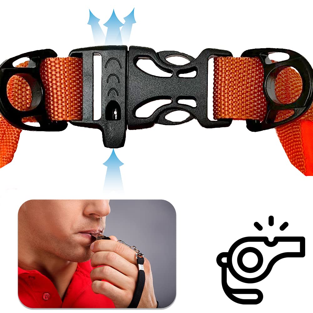 molti Bouée de natation gonflable 2 en 1 et sac sec -> 28 l pour adultes Baywatch Bouée Orange Sécurité pour la natation Open Water et Triathlon