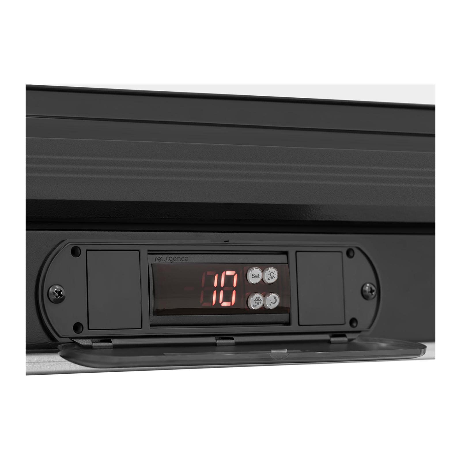 Royal Catering Nevera Expositora de Bebidas para Hostelería RC-BC009 (Volumen: 318 L, Puerta de vidrio templado de doble pared, 2 - 10 °C)