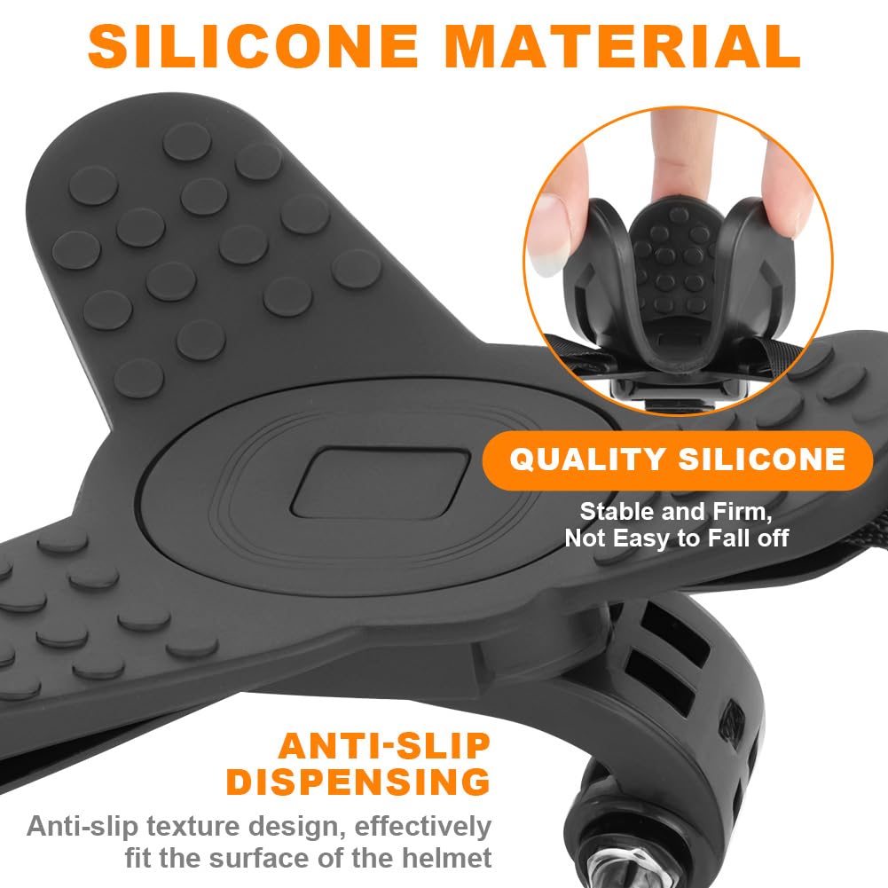 Fascia da Testa per Action Cam, Supporto Imbracatura per GoPro Hero 13-5, DJI Action 5 Pro e Altre Action Camera