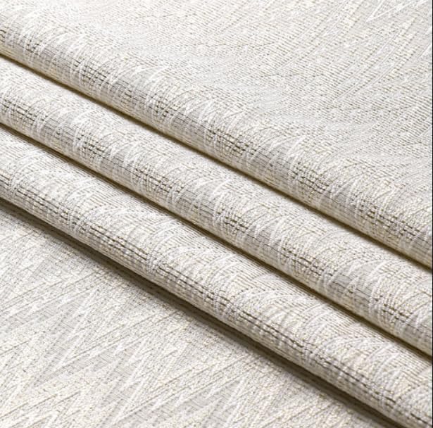 majestic giftware premium jacquard cut fabric (1354-116x216) | 116" wide x 216" length zigzag gold cloth for table runner, upholstery, pillows & window treatments | soft & washable cloths for home zigzag gold 116x216