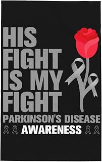 National Parkinson's Disease Awareness Gray Ribbon Premium Waffle Kitchen Towel Absorbent, Durable & Stylish Dish Towels for Drying Dishes Kitchen Towels Dish Rags 26 X 16 Inches