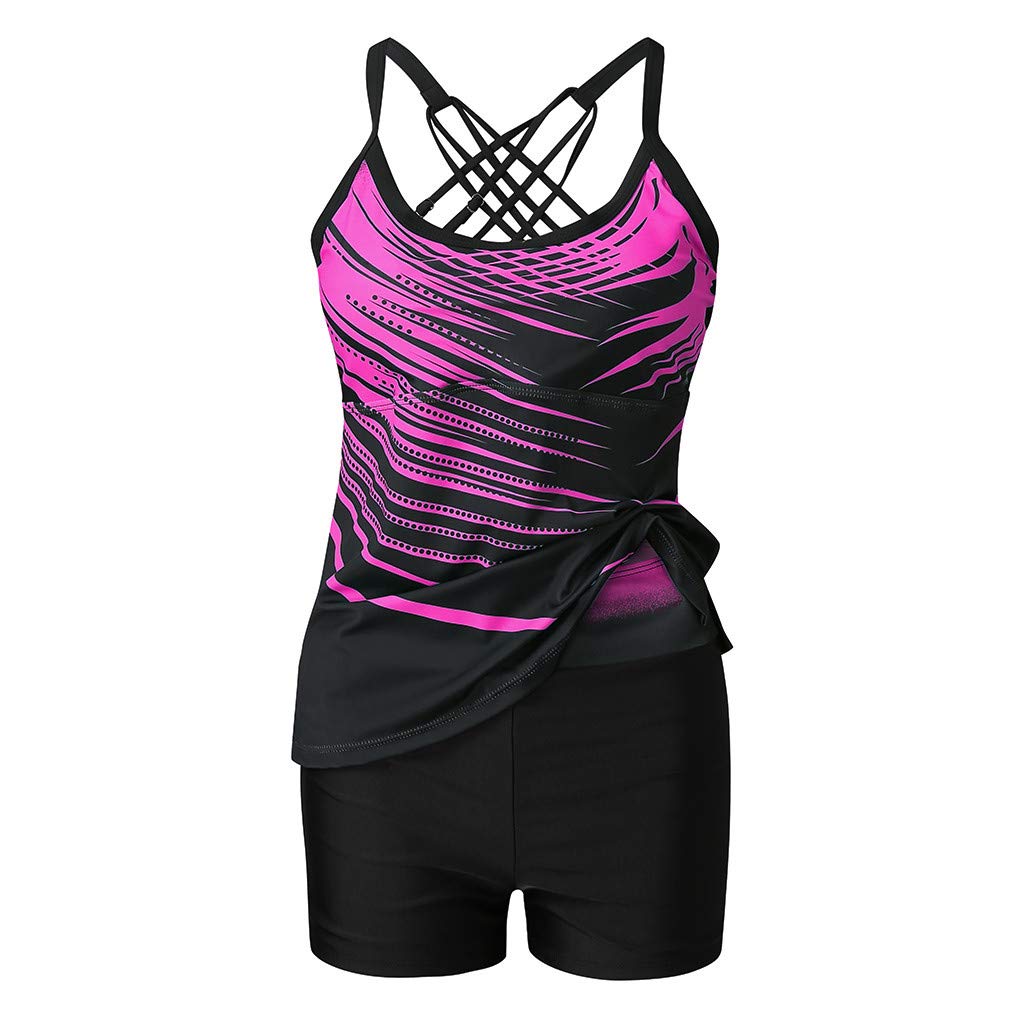 Moda kąpielowa dla puszystych, dwuczęściowy kostium kąpielowy, damski, wyszczuplający brzuch, zestaw tankini, kanpola, push up, wyściełany, elegancki strój kąpielowy wiązany na szyi
