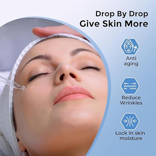 Miniatura 4 de Suero de ácido hialurónico para rostro antienvejecimiento, líneas finas, manchas oscuras y piel seca, suero facial hidratante, el mejor suero facial