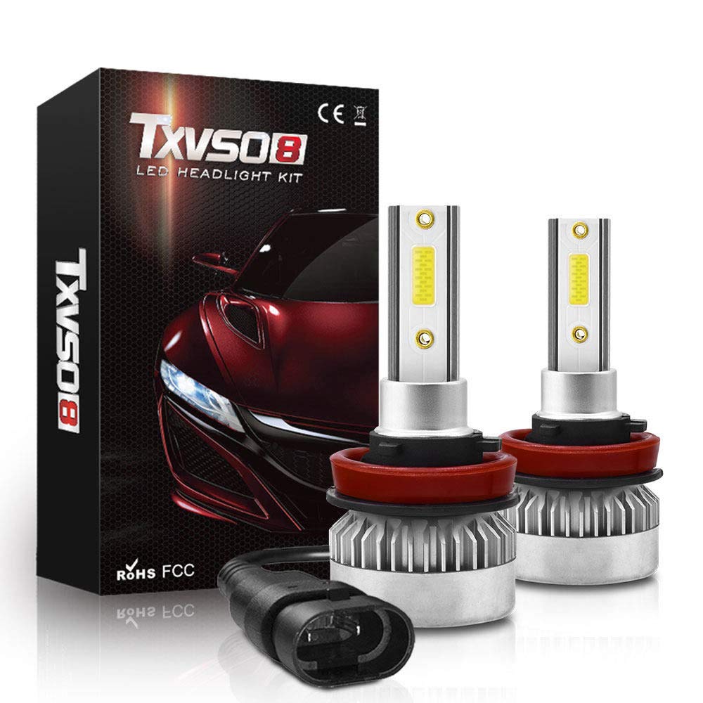 H8/H9/H11 Automotive Lighting Conversion Kits, LED Headlight Bulbs Conversion Kit 110W 6000K 20000LM,Halogen/Xenon Bulbs Kits de Conversion,COB Chips,Anti-fog Bulb,2-Pack