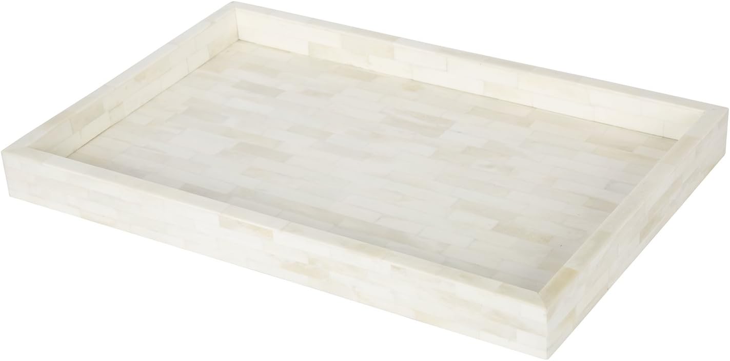 Amazon｜Decorativeトレイ朝食コーヒーテーブルトップビンテージハンドメイドナチュラルボーンInlayエキゾチックDesigner