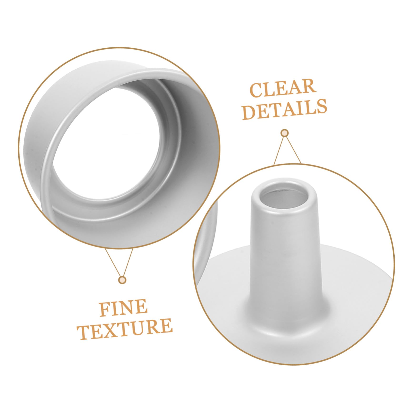 Uonlytech Molde Desmontable para Tartas de Aluminio Molde Redondo para Repostería con Fondo Extraíble Antiadherente y Resistente para Hornear Pasteles