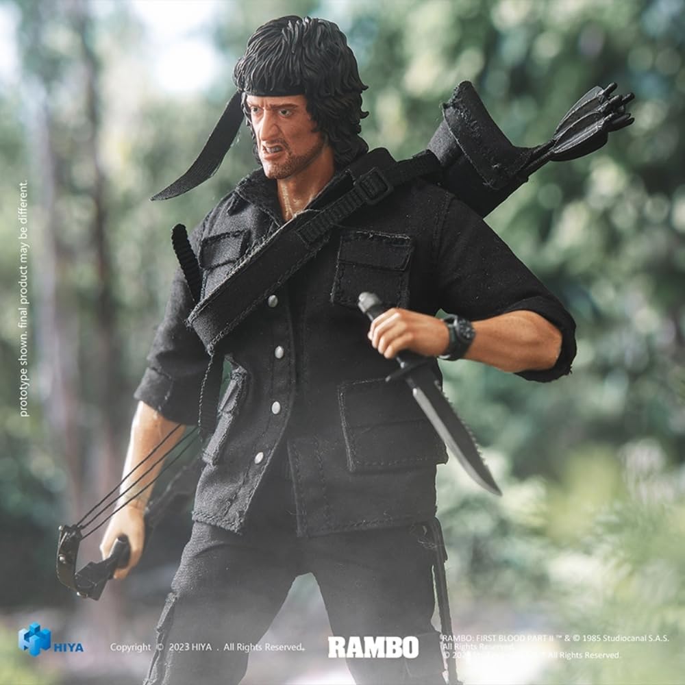 Amazon.co.jp: HiPlay HIYA 1/12 ランボー ESR0099 可動 アクション 