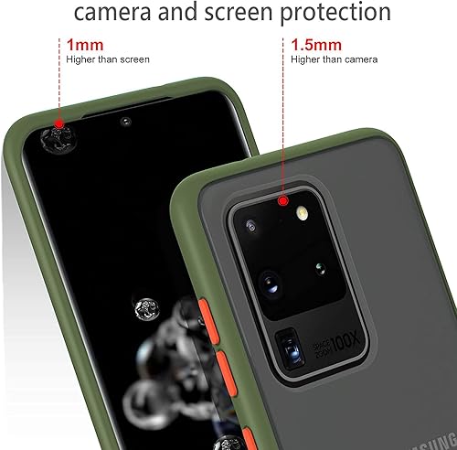 Miniatura 5 de Funda para Samsung Galaxy S21 FE protege de huellas dactilares, golpes, arañazos, deslizamiento a prueba de golpes mate translúcido duro PC parte
