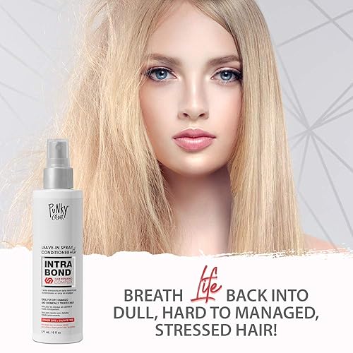 Miniatura 2 de Punky Acondicionador sin enjuague con complejo reparador de cabello Intra Bond, acondicionador sin enjuague para cabello seco dañado, sin sulfato, 6