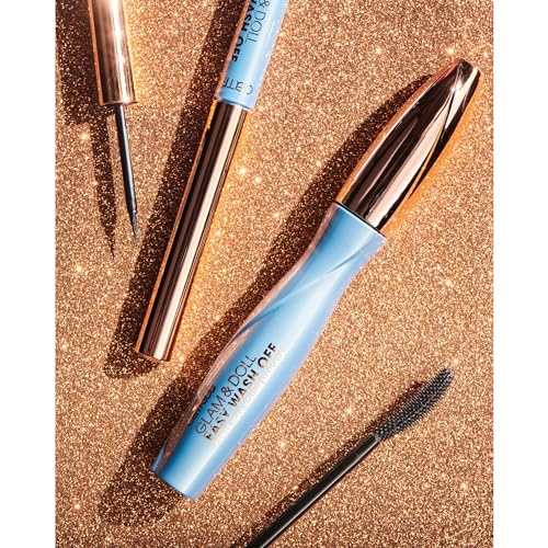 Catrice Glam & Doll Easy Wash Off Power Hold Volume Mascara, Nr. 010, Schwarz, langanhaltend, volumengebend, vegan, ohne Mikroplastikpartikel, Nanopartikel frei, ohne Parfüm, 1er Pack (9ml)