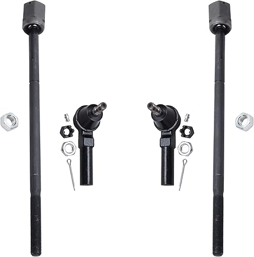 Miniatura 43 de Detroit Axle - 4 barras de acoplamiento delanteras para Hyundai Elantra Forte Koup Forte5, 4 extremos de barra de acoplamiento interiores y