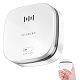 Smoke Detector 10 Year Battery, Upgraded Small Fire Alarm Smoke Detector with Heat Monitor for Dual Protection, LED Indicator Loud Alarm with Test/Mute Button and Replaceable CR123A Battery