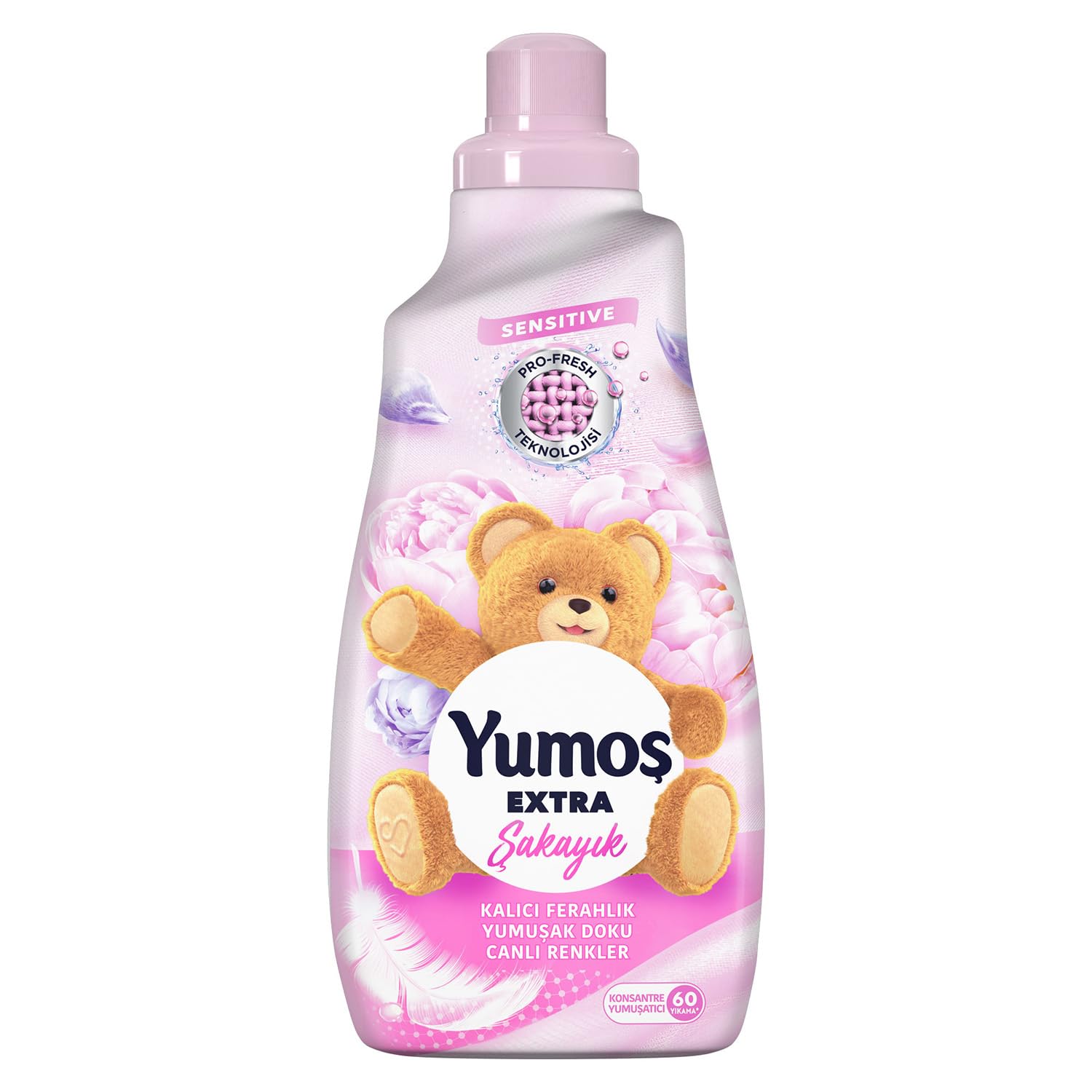 Yumoş Extra Konsantre Çamaşır Yumuşatıcısı Şakayık 1440 ml