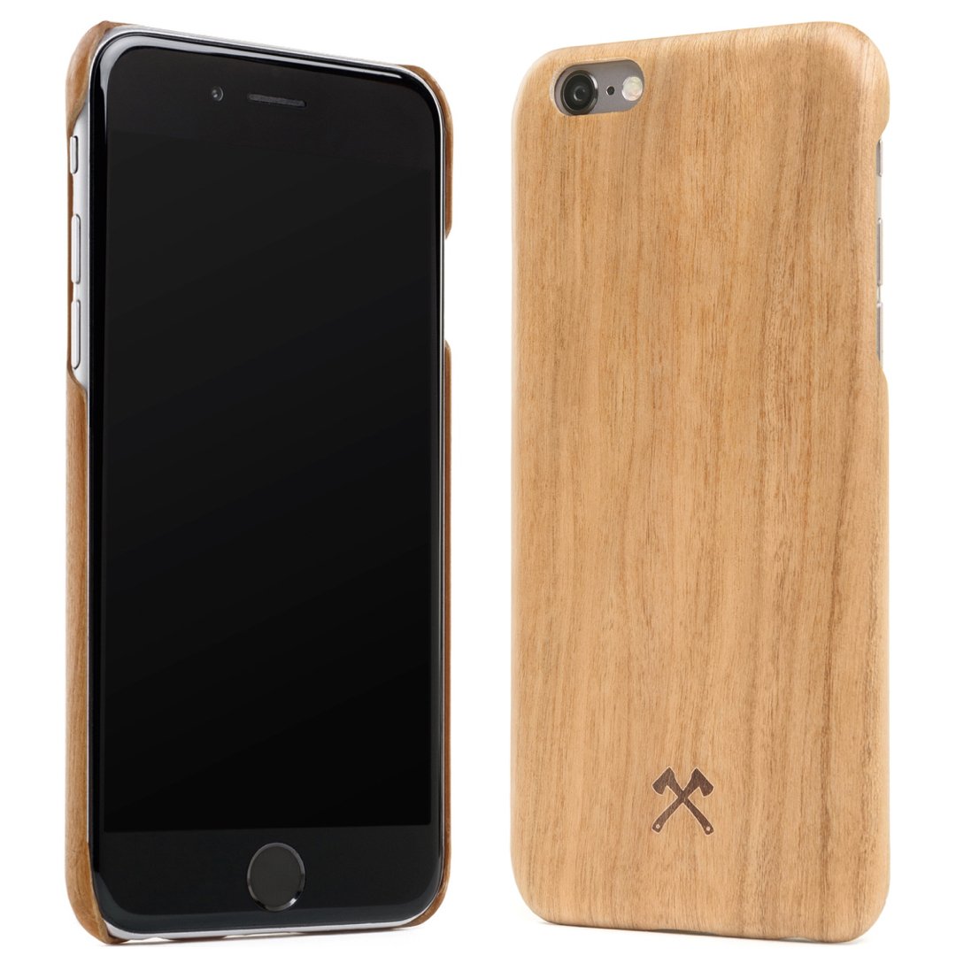 Woodcessories - EcoCase Cevlar - Premium Design Case, Cover, Protection for iPhone made of FSC cert. wood (iPhone 6/ 6s, Cherry/Kevlar)