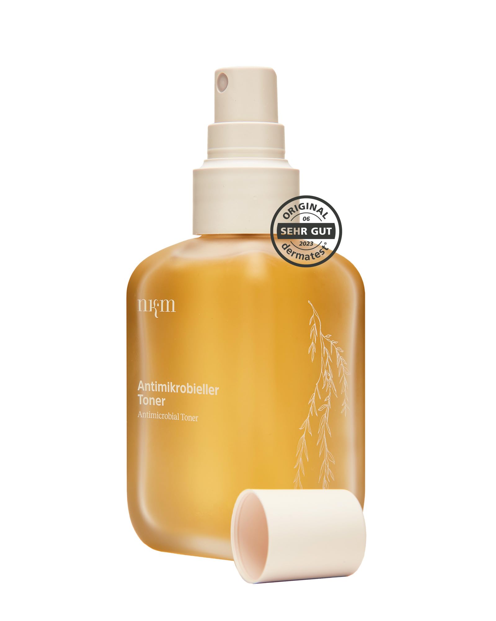 nkm Naturkosmetik München Antimikrobieller Toner - 100 ml - Toner Gesicht mit Salicylsäure - Anti Pickel - Vegan - Für alle Hauttypen - Dermatologisch Getestet
