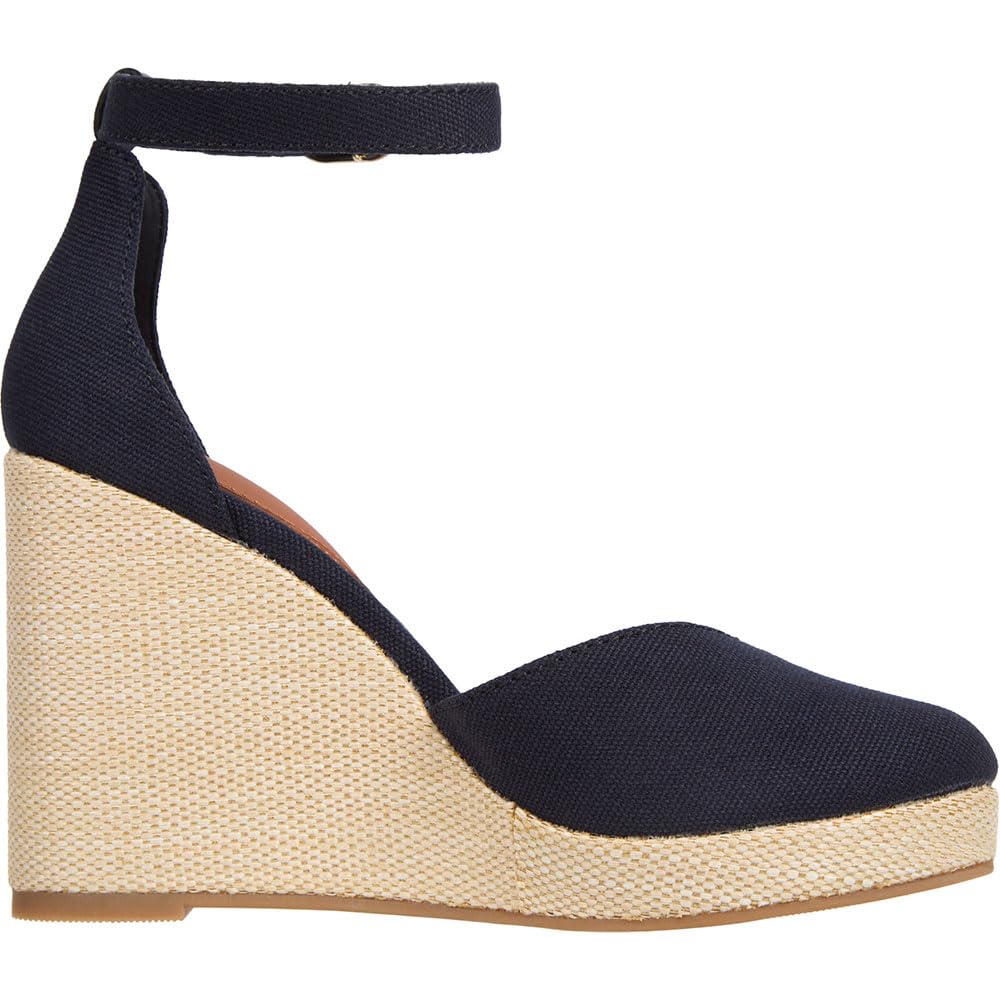 Tommy Hilfiger Kobiety Flag High Wedge Espad Closed ToeEspadryle na koturnie