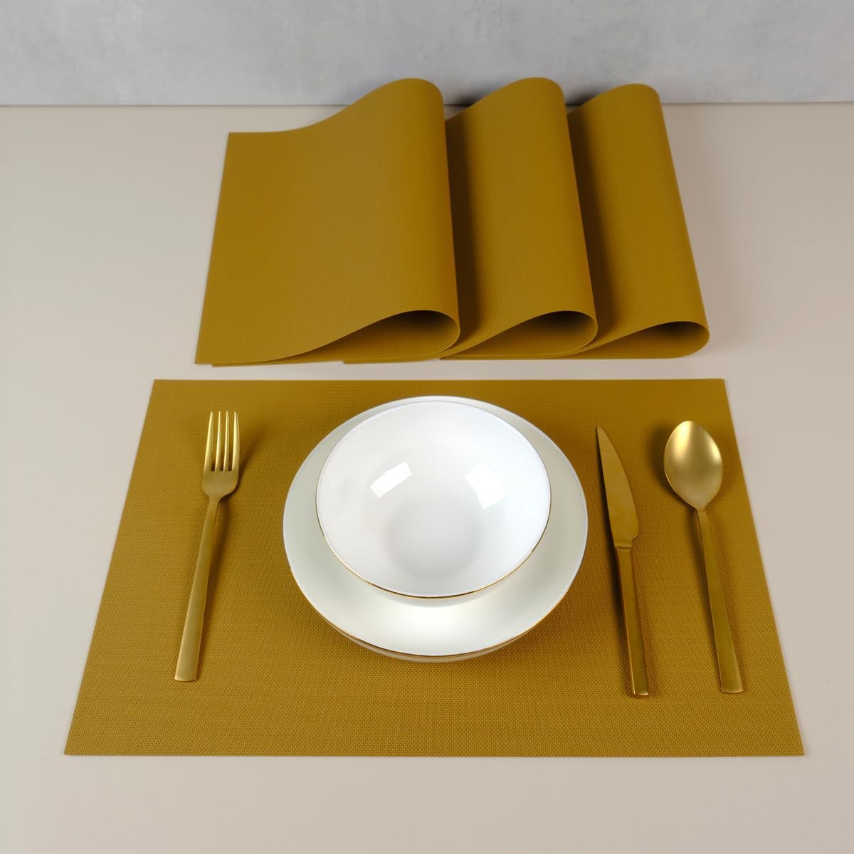 MAXSTYLE Khaki 4 Parça Amerikan Servis 30x45 cm