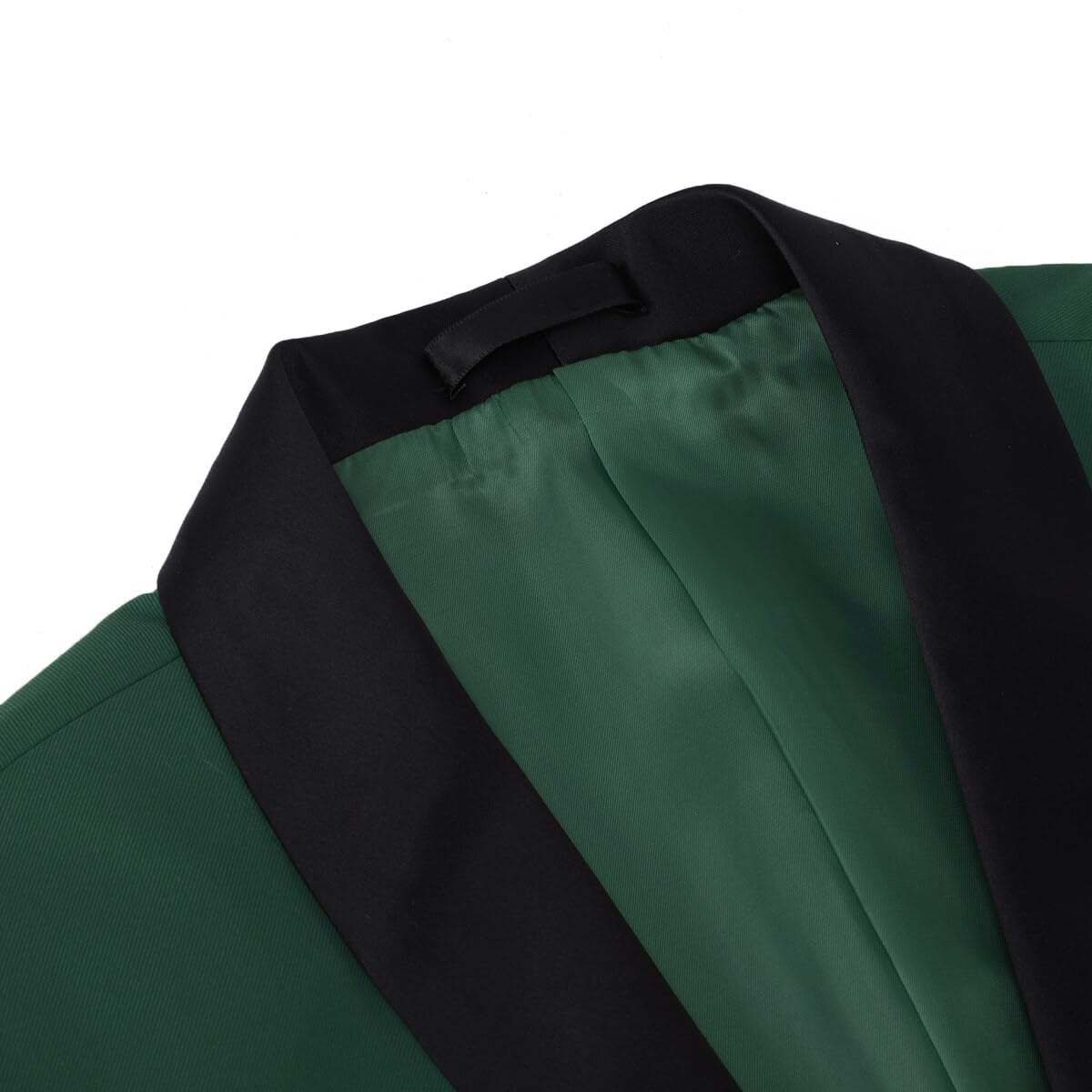 Sliktaa Tuxedo Une pièce à Châle Revers pour Hommes Coupe ajustée Élégante Classique Réunion d'affaires Mariage Bal Quotidien