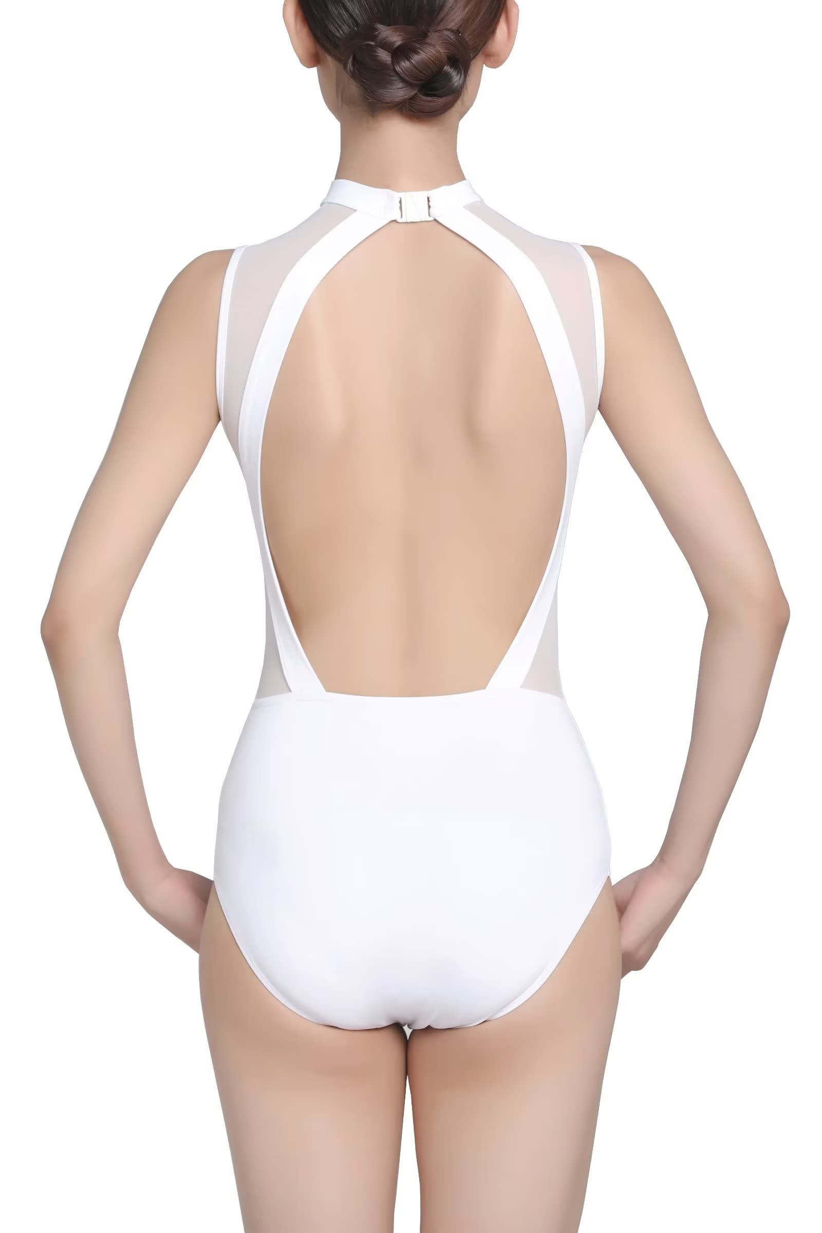 Justaucorps de Gymnastique Ballet sans Manches Danse Leotards